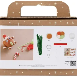 Mini DIY Kit Modellering, Peberkagemand, ass. farver
