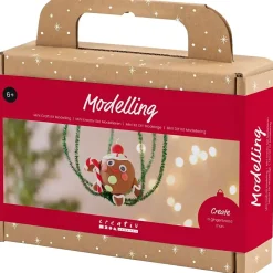 Mini DIY Kit Modellering, Peberkagemand, ass. farver