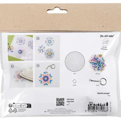 Mini DIY Kit Rørperler, Charms/taskepynt, ass. farver