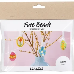 Mini DIY Kit Rørperler, Påskeæg, ass. farver - 1 pk