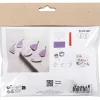 Mini DIY Kit Smykker Marmorerede øreringe lys lilla