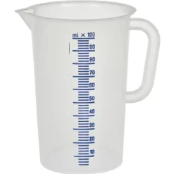 Målekande, lukket hank, 100 ml