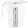 Målekande, Vikan, 2 l, hvid, polypropylen, med åben hank