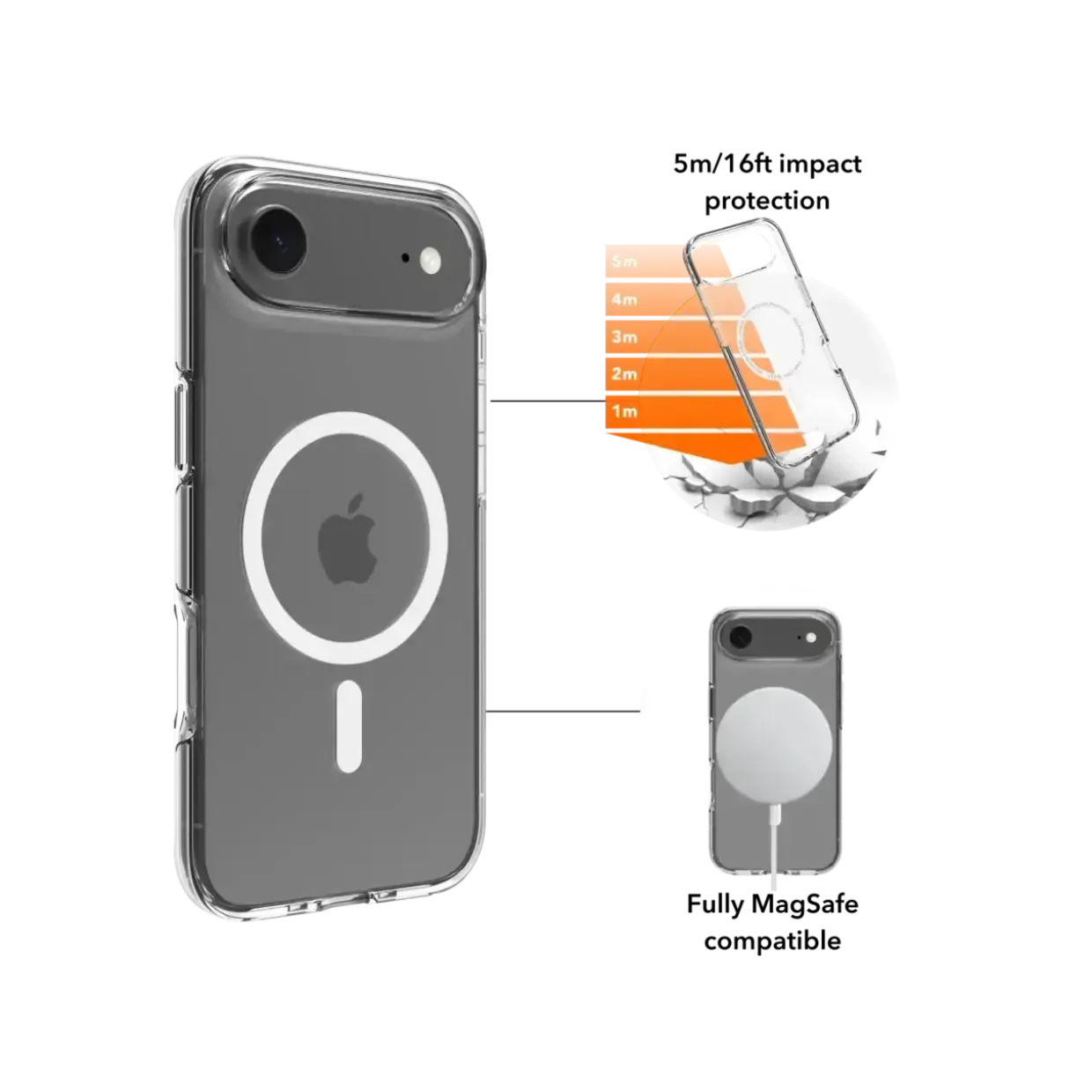 Mobilcover - Dbramante1928 - Iceland Ultra D3O MagSafe - iPhone Air - Klar