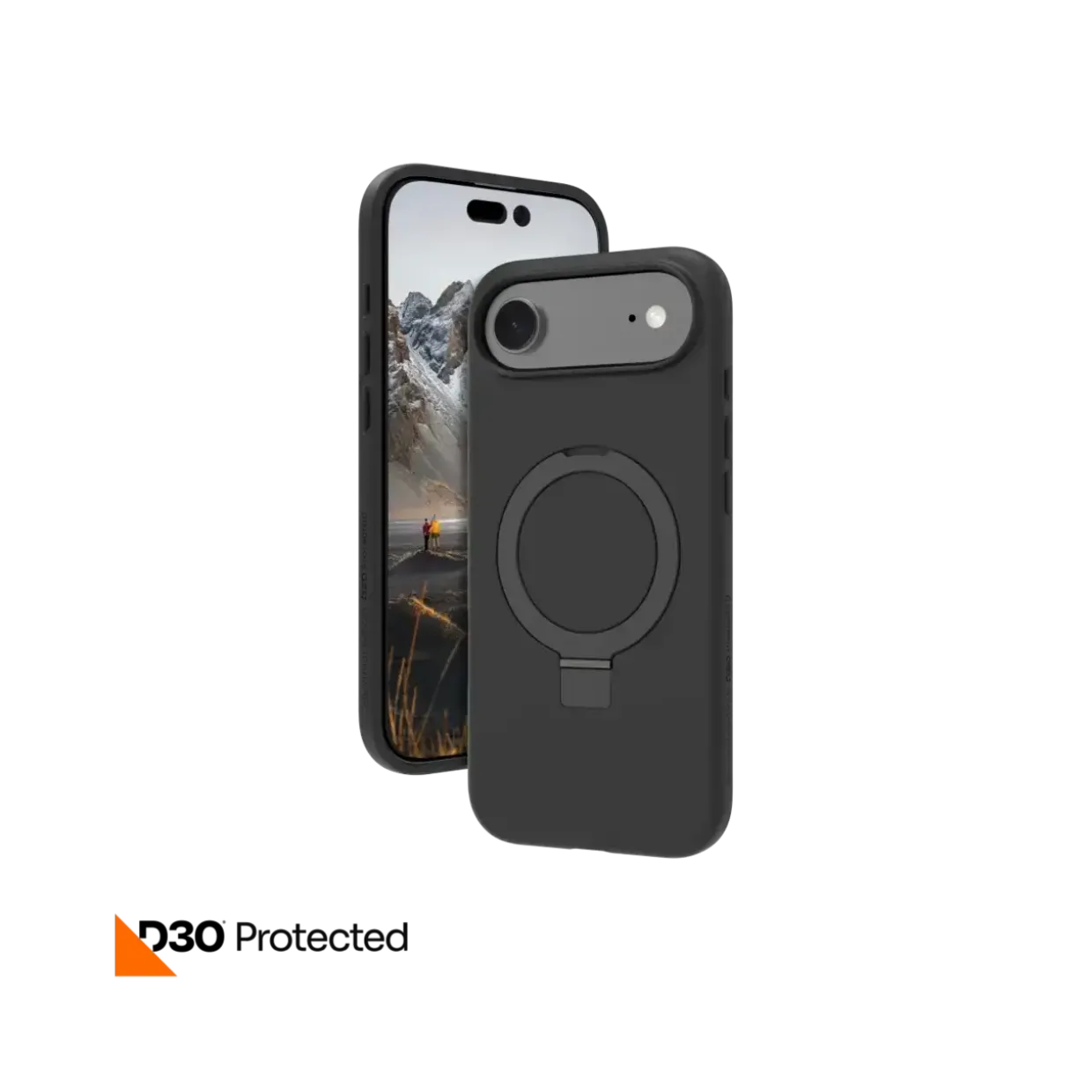 Mobilcover - Dbramante1928 - Iceland Ultra D3O MagSafe Kickstand - iPhone 17 Pro Max - Sort