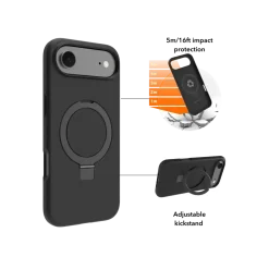Mobilcover - Dbramante1928 - Iceland Ultra D3O MagSafe Kickstand - iPhone 17 Pro Max - Sort