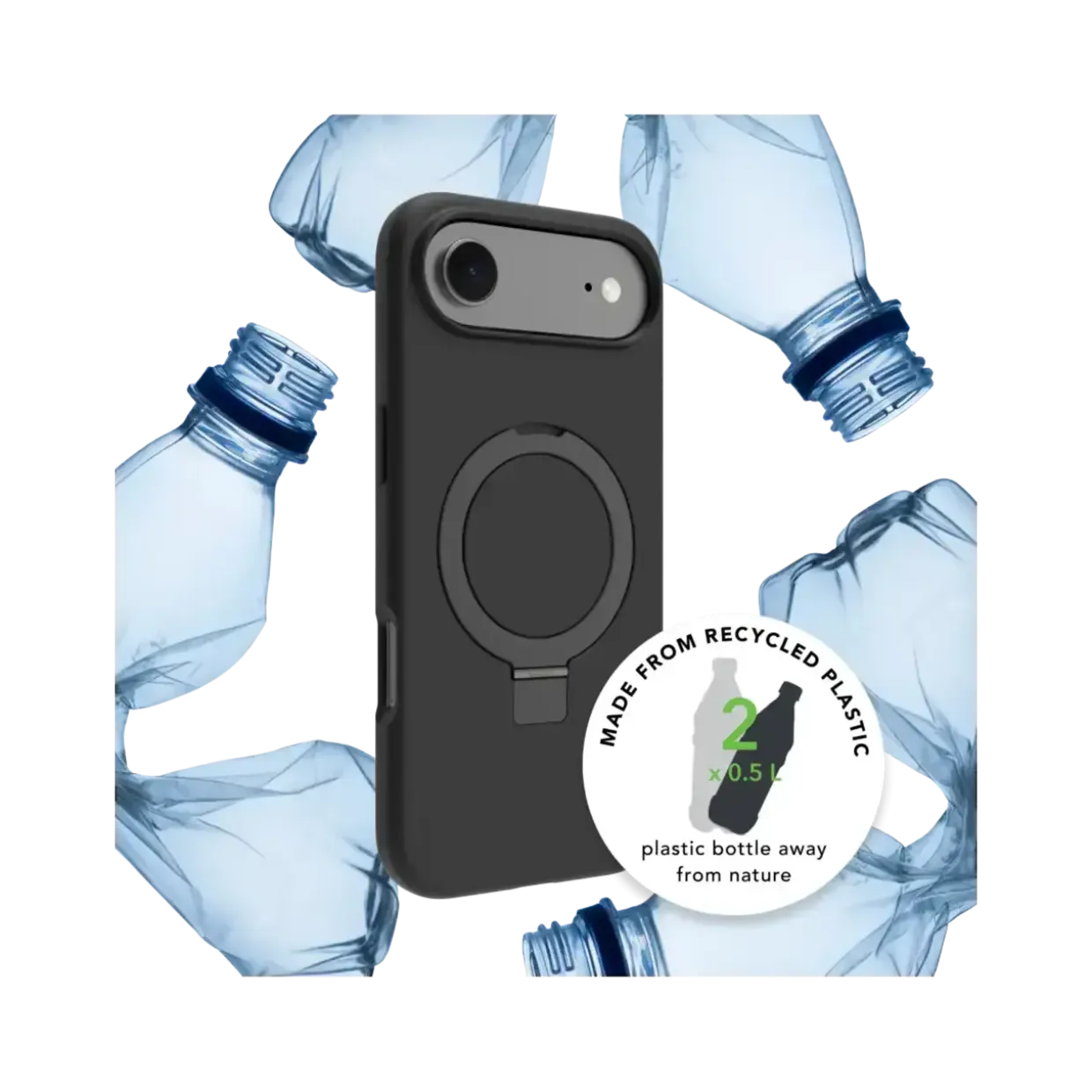 Mobilcover - Dbramante1928 - Iceland Ultra D3O MagSafe Kickstand - iPhone 17 Pro Max - Sort