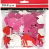 Mosgummi 20-45 mm ass. farver hjerter 200 stk