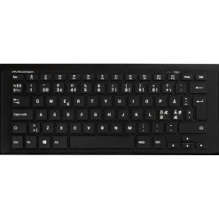 Mousetrapper Type Mini Wireless Keyboard, Black