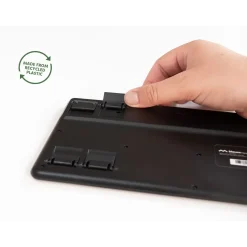 Mousetrapper Type Mini Wireless Keyboard, Black