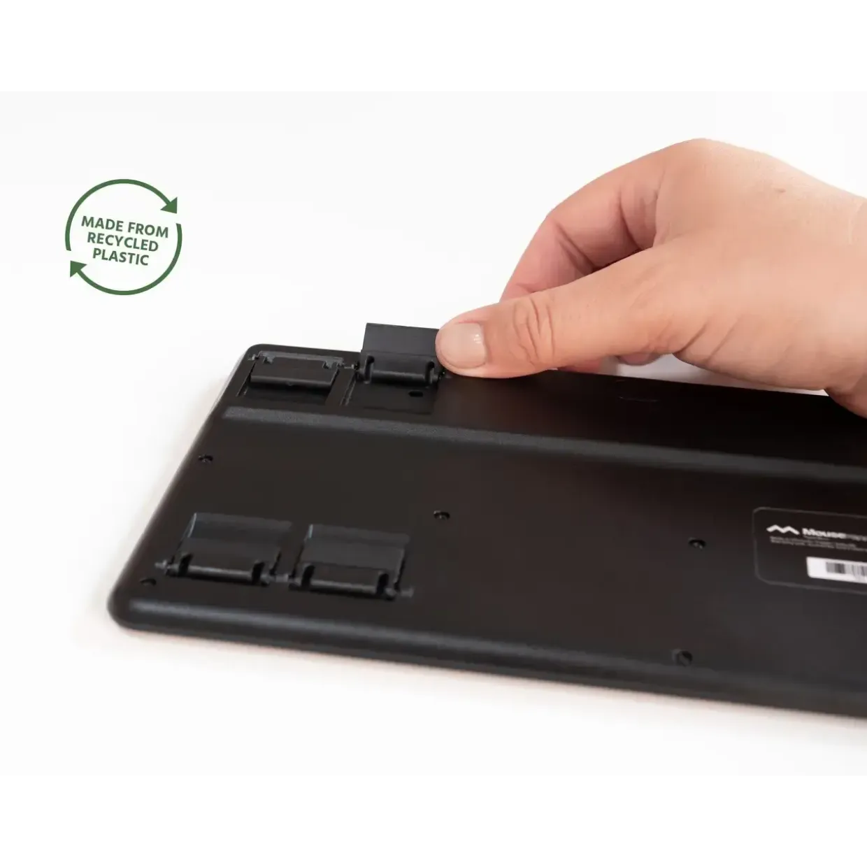 Mousetrapper Type Mini Wireless Keyboard, Black