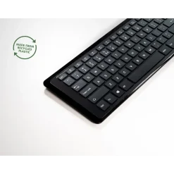 Mousetrapper Type Mini Wireless Keyboard, Black