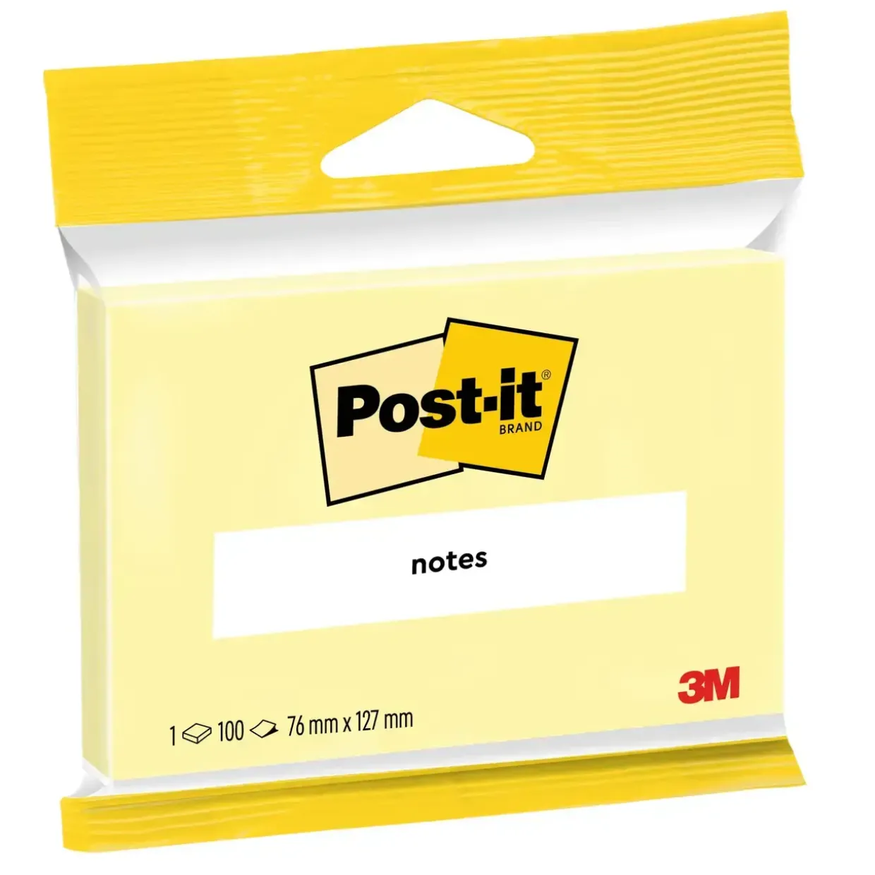 3M Post-it gul 76x127 100 ark