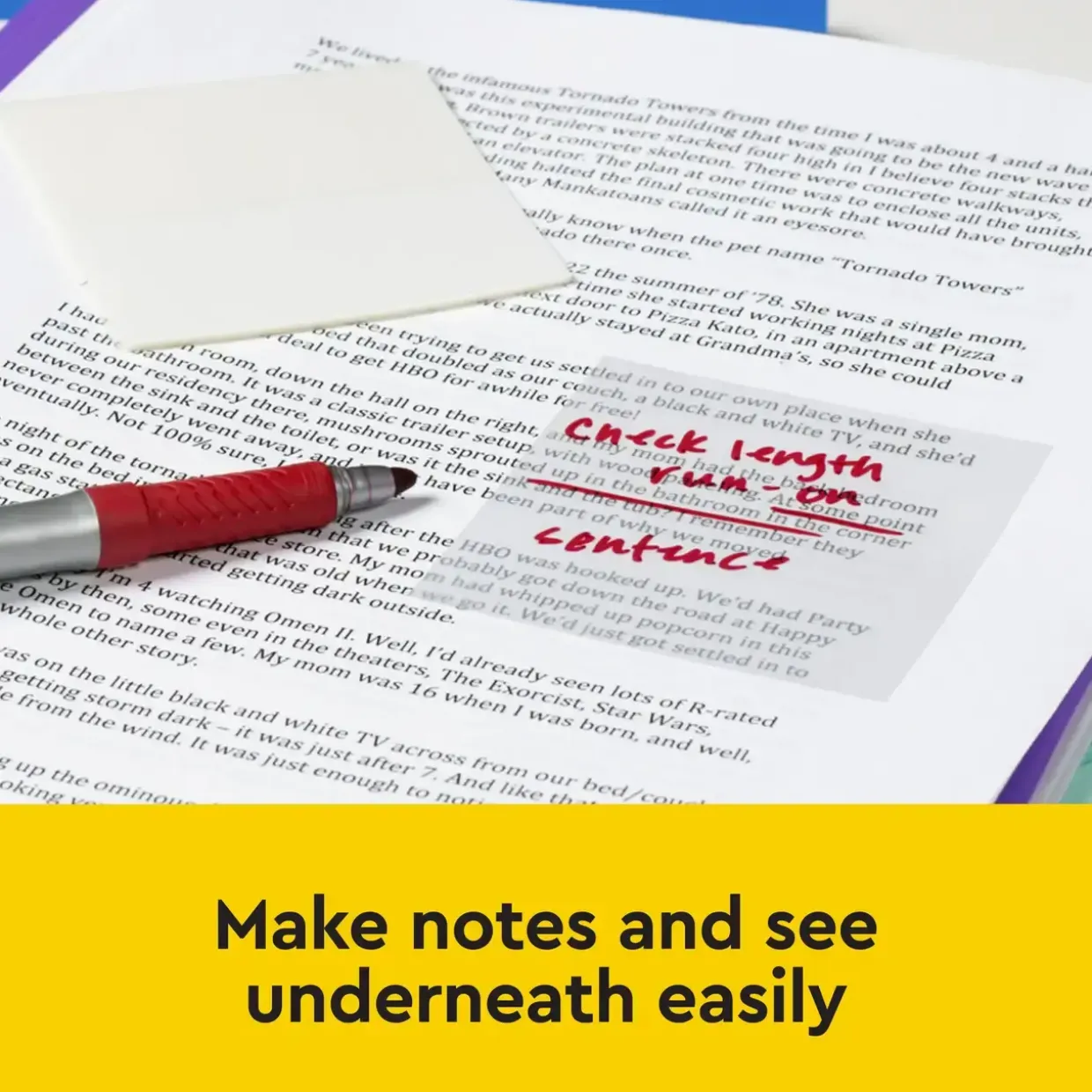 3M Post-it Notes tranparent 73x73 36sh/pad (12)