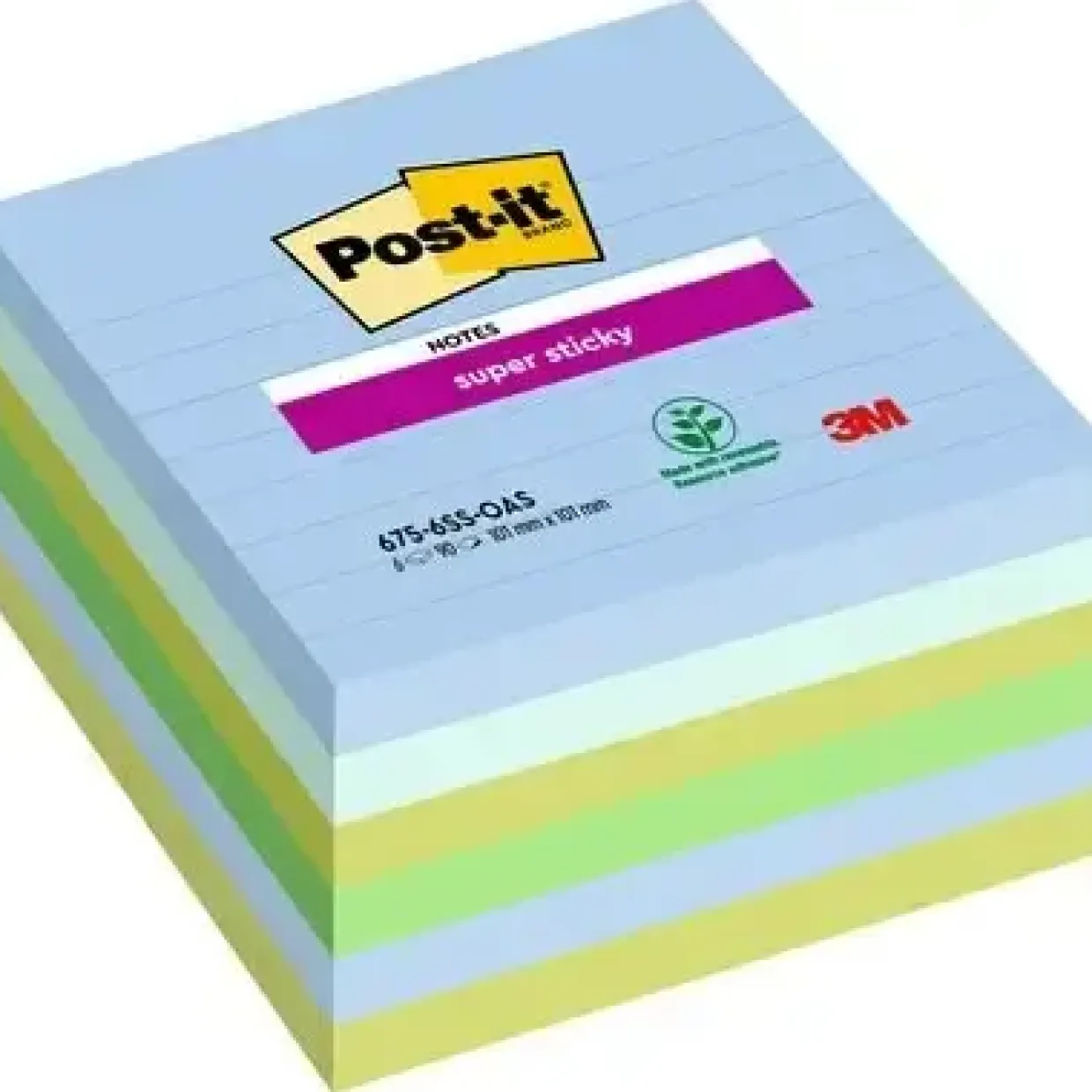 3M Post-it SS-Notes 101x101 lin. Oasis (6)