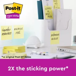 3M Post-it SS Recycled Canary Gul 76x76 70sh (12)