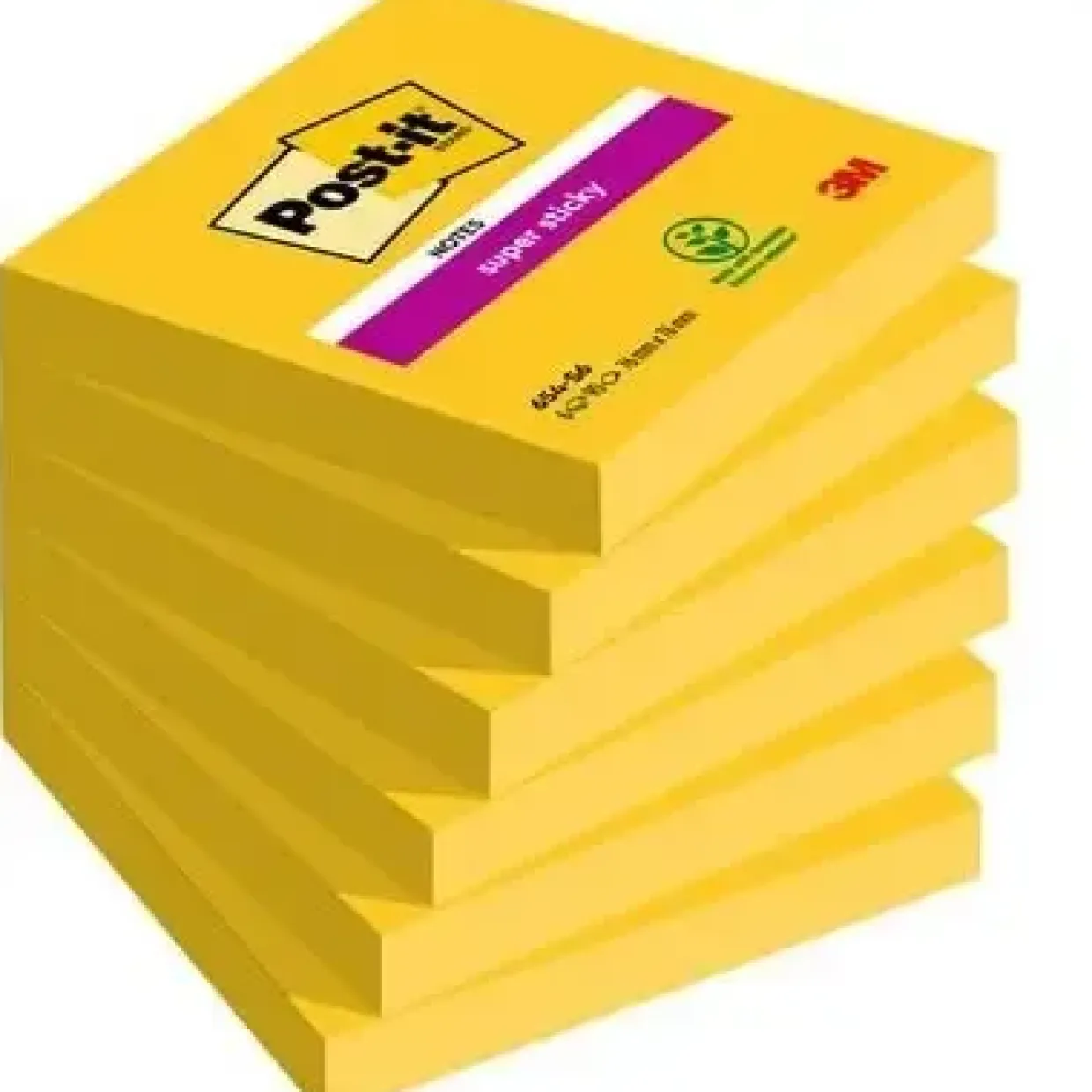 3M Post-it Super Sticky-Notes 76x76 ultra-farver