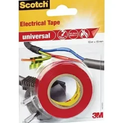 3M Scotch Elektrikertape 15mmx10m red