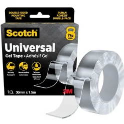 3M Scotch gel tape double sided transparent 30mmx1,5m