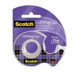 3M Scotch GiftWrap Tape Til Gavepapir - 19 mm x 15 m