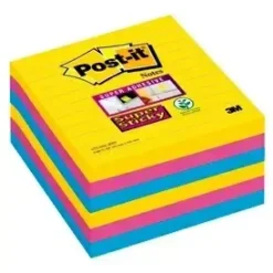 3M Super Sticky Notes - 6 stk - 101 x 101 mm