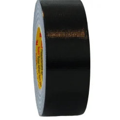 3M tape - Lærredstape – Vinyl – Sort – 48 mm x 50 m – 24 stk