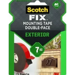 3M Tape - Scotch-Fix mont. tape 19mm x 5m udendørs