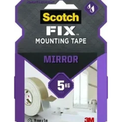 3M tape Scotch-Fix mont. tape til spejl 19mm x 3m
