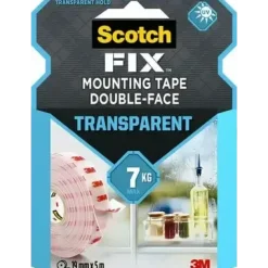3M tape Scotch-Fix transparent mont. tape 19mm x 5m
