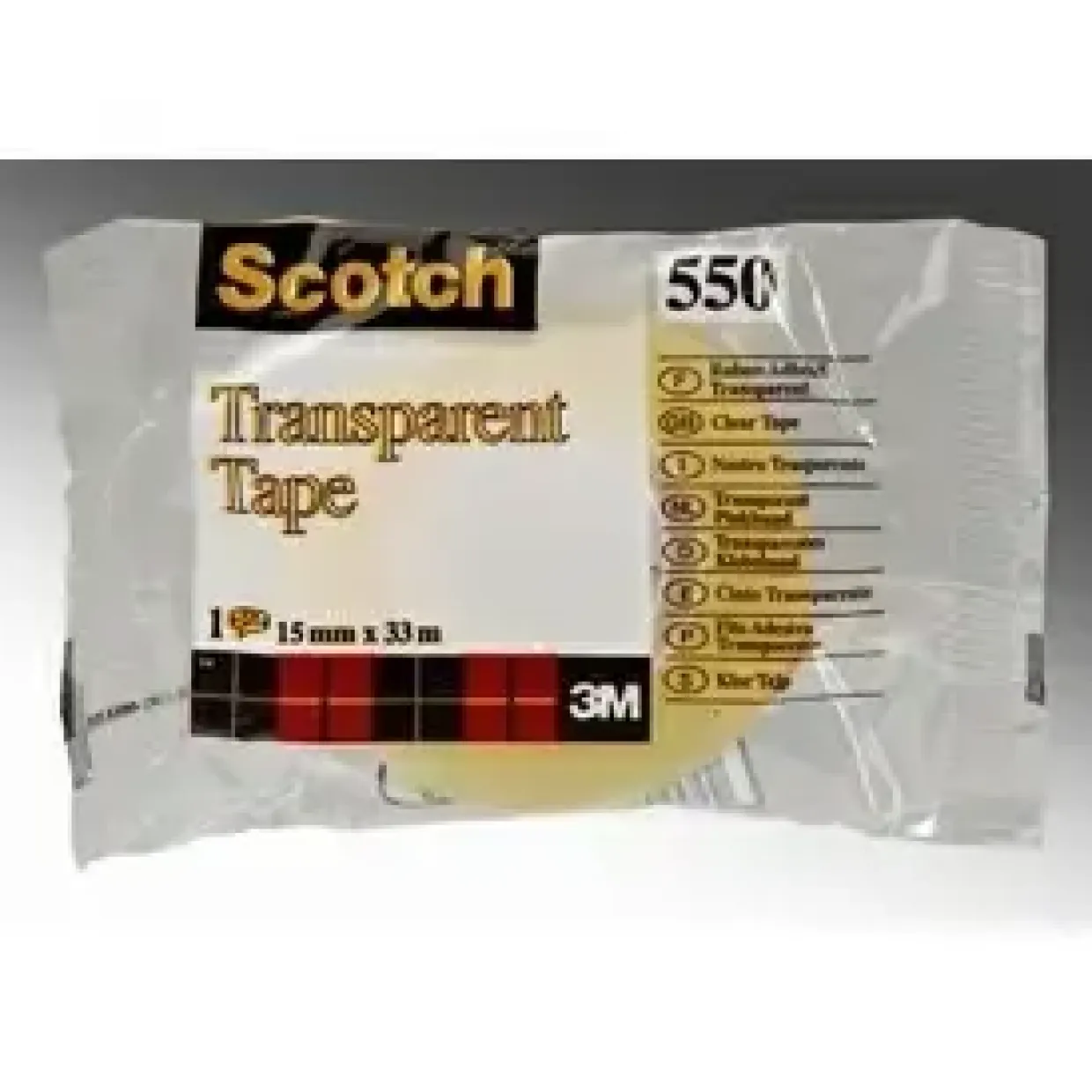 3M Tape - Scotch 550 Tape 15mmx66m transparent