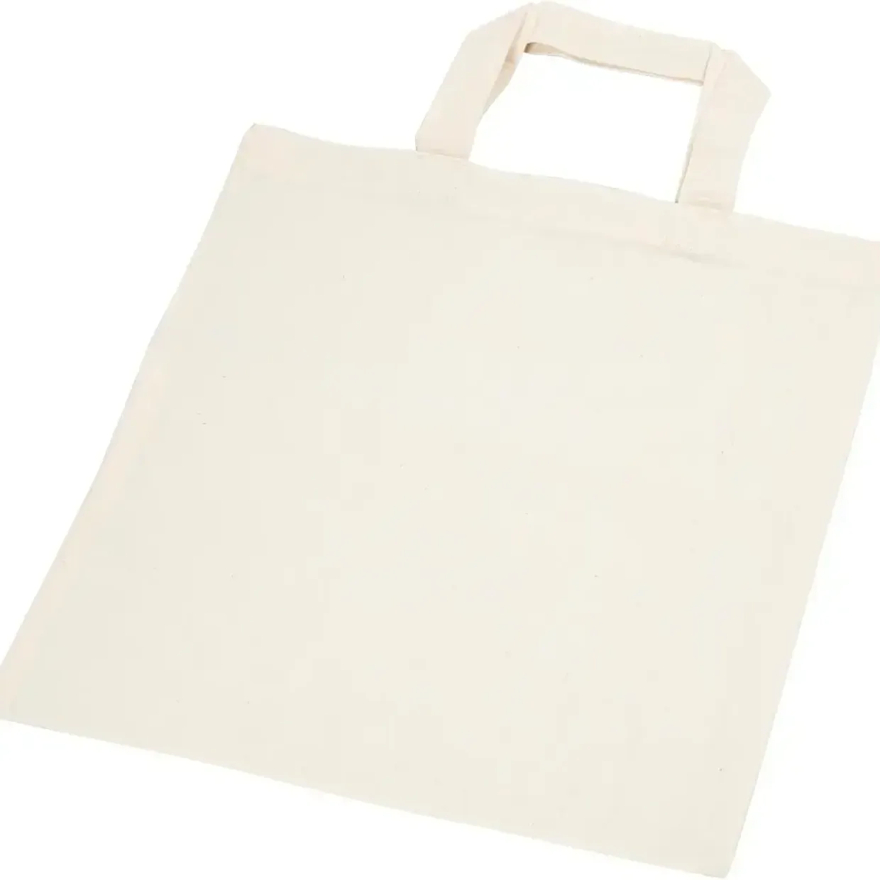 Mulepose med hank 30 x 33 cm - Lys natur farve - 1 stk