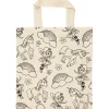 Mulepose størrelse 27,5 x 30 cm 135 g/m2 lys natur | enhjørning