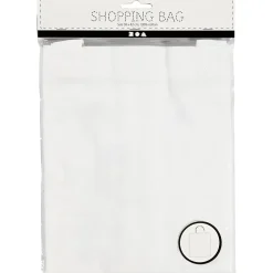Mulepose 38x42 cm 130 g|m2 hvid - 1 stk