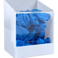 Multidispenserbox - Hvid Akryl - Til vægophæng - 27x23x34,5 cm
