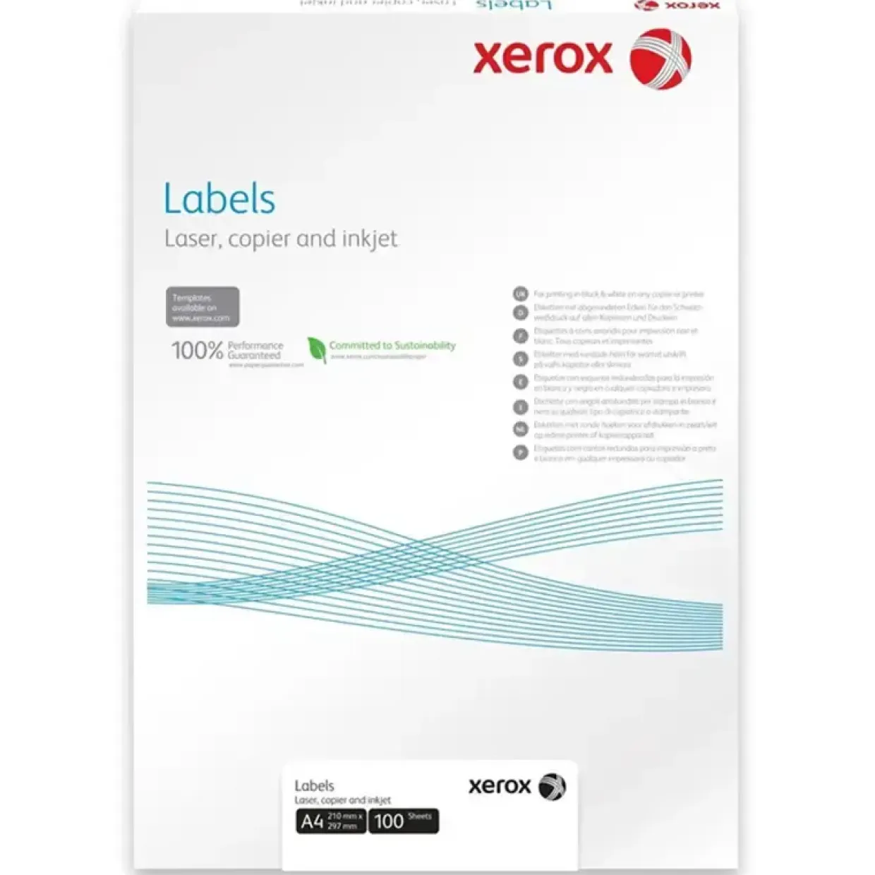 Multietiketter - Xerox 003R96296 - 99x34 mm - 100 ark