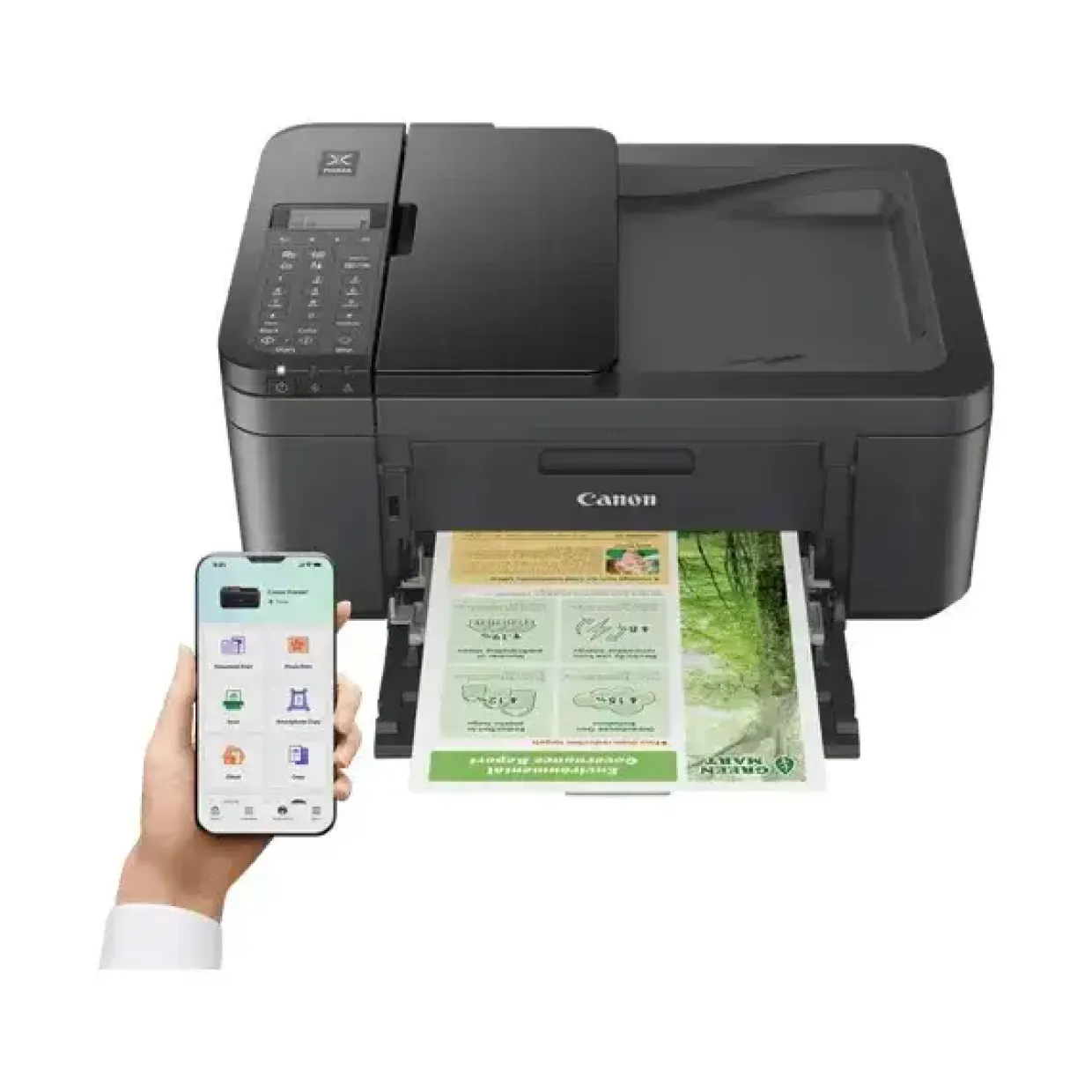 Multifunktionsprinter - Canon PIXMA TR4755i - 4-i-1 - Sort