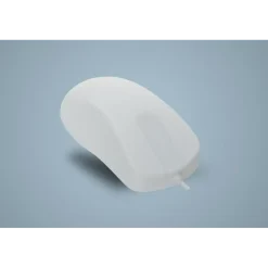 Mus, Cherry Active Key Hygiene Mouse Scroll Sensor Watertight USB, White
