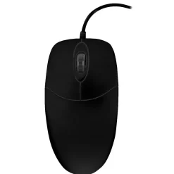 Mus Cherry Washable Scroll Wheel Mouse Watertight USB Black