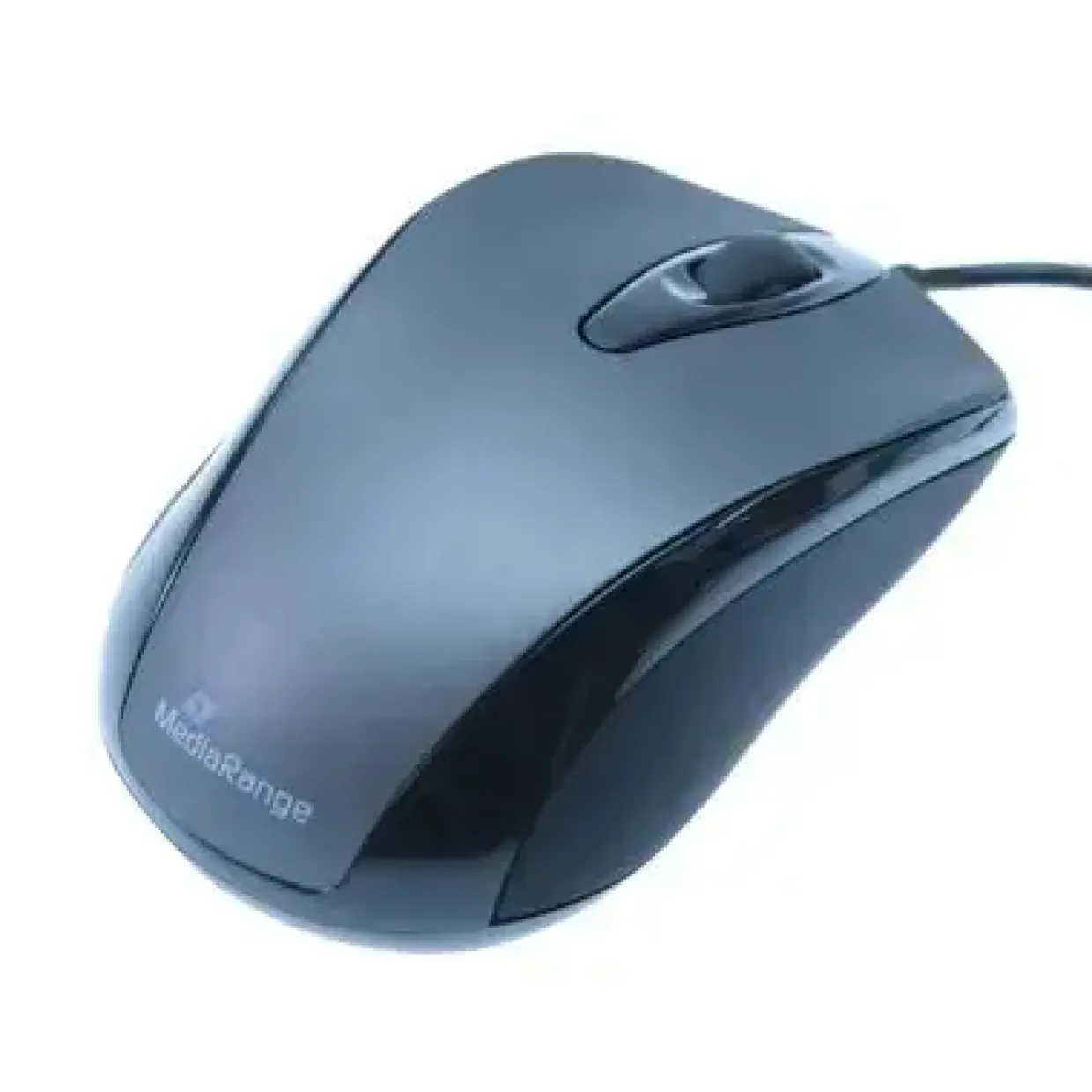 Mus - MediaRange Optical 3-button - Kablet - Sort/Grå