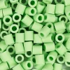 NABBI BioBeads rørperler str. 5x5 mm hulstr. 2,5 mm medium pastel grøn 1000 stk