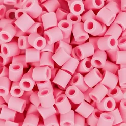 NABBI BioBeads rørperler str. 5x5 mm hulstr. 2.5 mm medium rosa 1000 stk