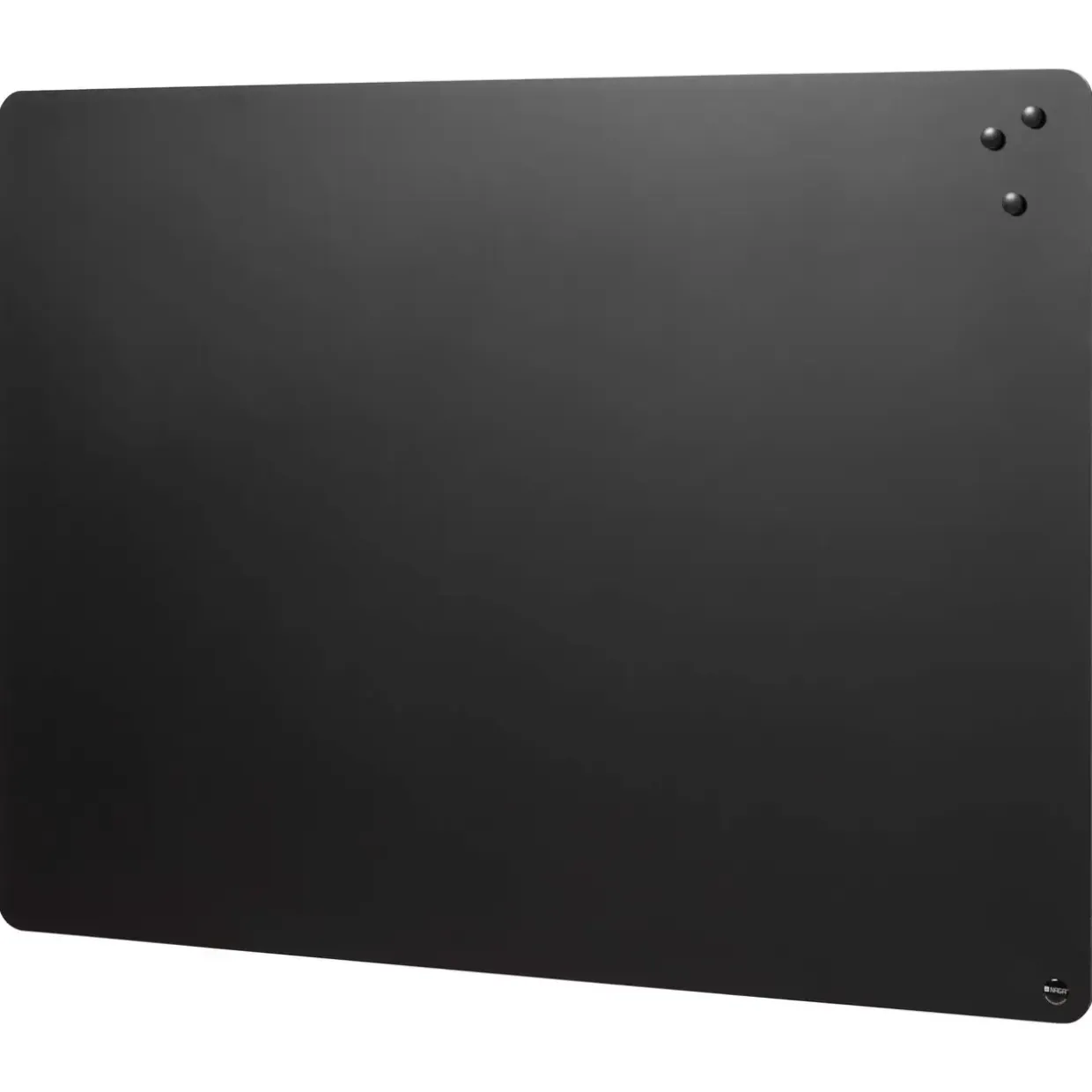 Naga magnettavle kridttavle sort uden ramme - 117 x 87 cm