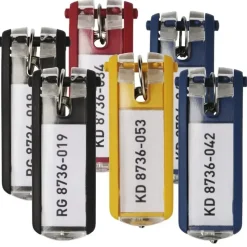 Nøgleskilte t/Durable Keybox clip, big pack med 24 stk