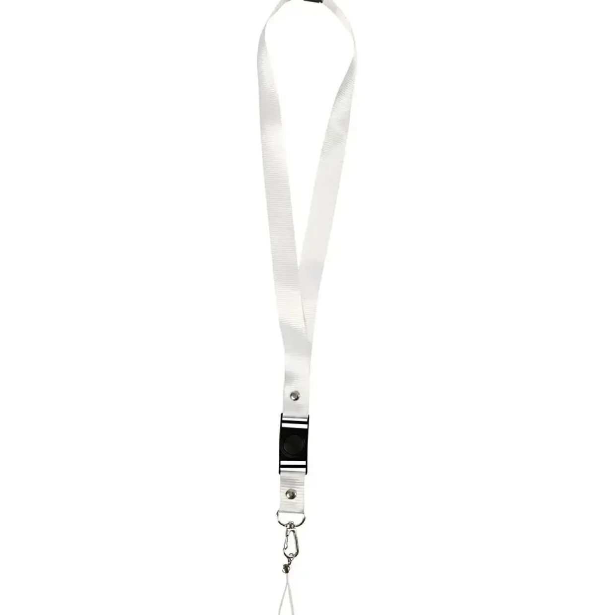 Nøglesnor 53 cm hvid - 5 stk.