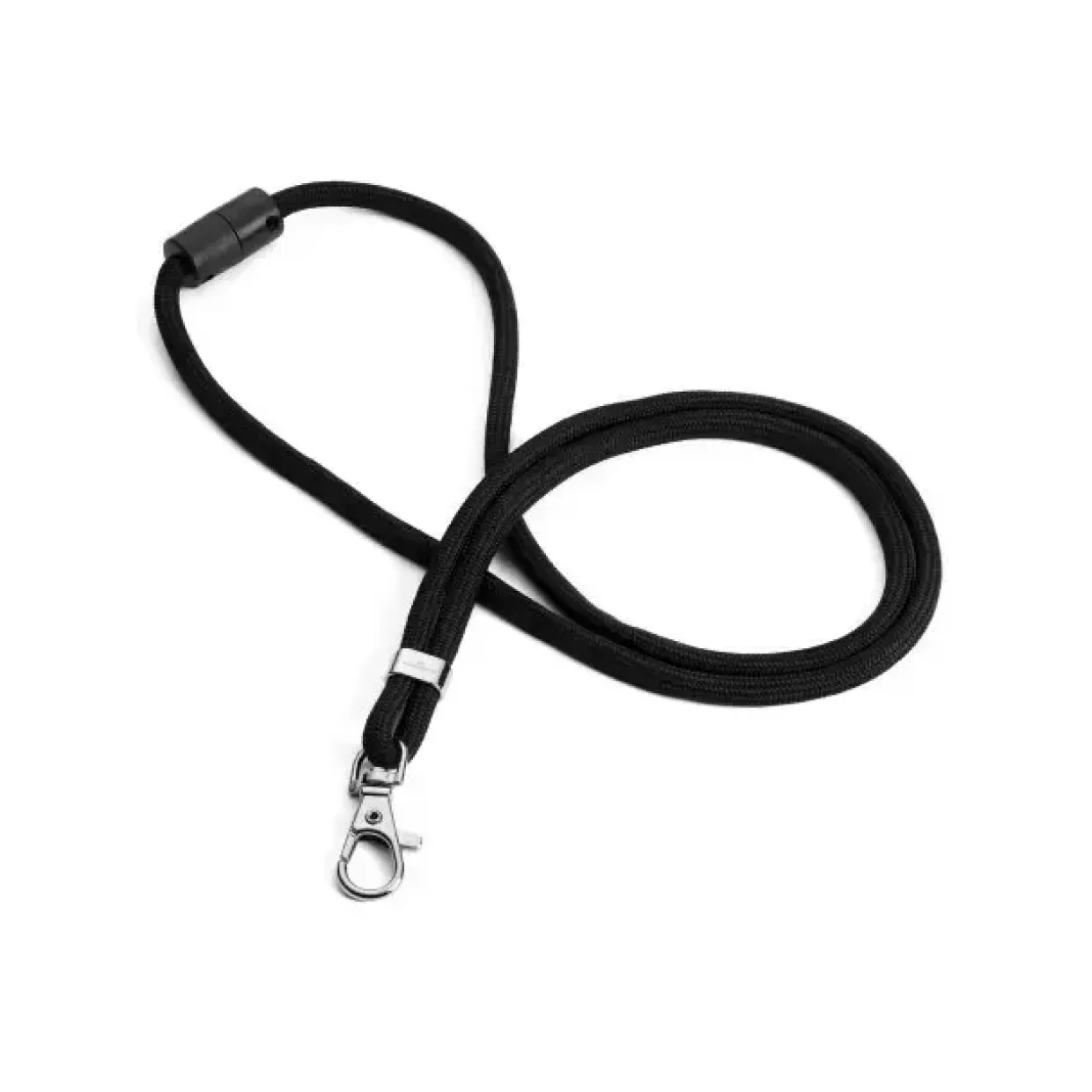Nøglesnor Durable rPET med karabinhage & sikkerhedslås længde 46cm sort - 10 stk/pak