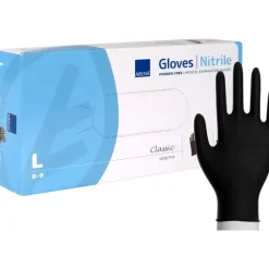 Nitrilhandsker - ABENA Classic Protect - M - Blå - 100 stk