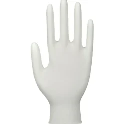 Nitrilhandsker - Abena Classic S - Pudderfri - Hvid - 200 stk. æske