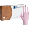 Nitrilhandsker - ABENA Classic Sensitive XL Pink - 100 stk