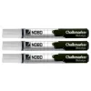 Nobo WB Marker Charlkmarker til glastavle rund hvid - 3 stk