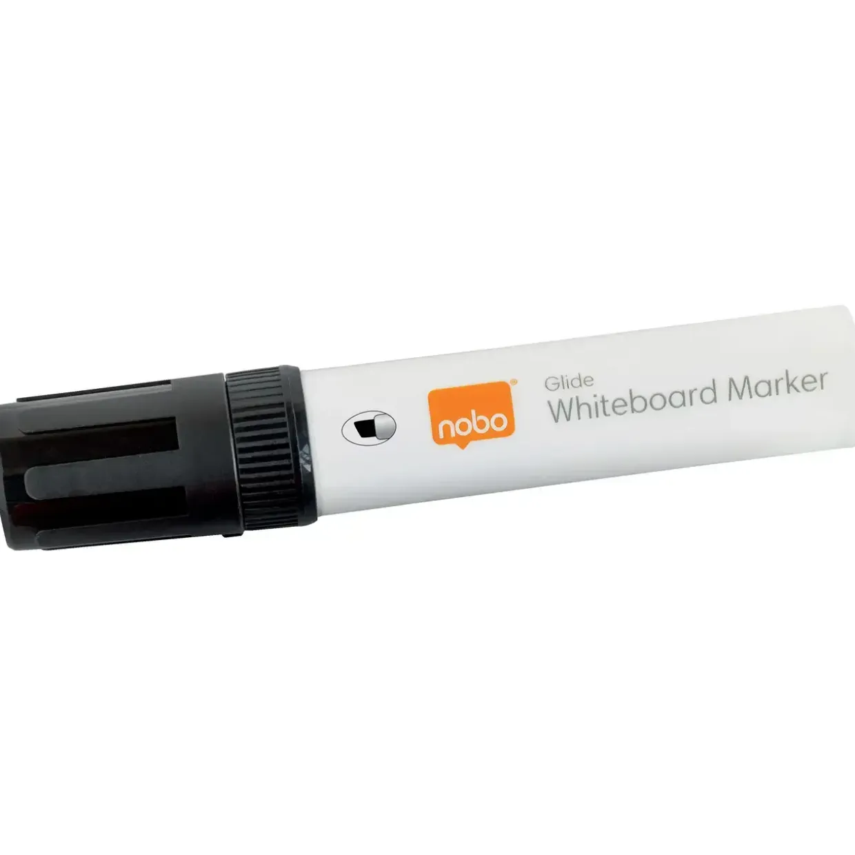 Nobo WB Marker Glide Jumbo skrå 10mm sort - 4 stk